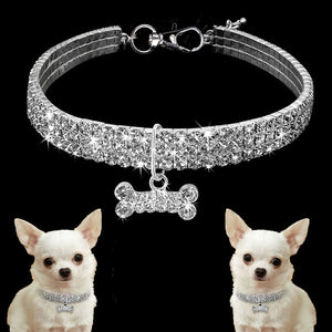 Woof Bling™ - Premium Diamante Dog Collar